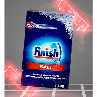 Muối rửa bát Finish 4kg Tặng thêm 100g Muối rửa bát Finish