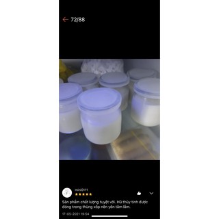 hũ đựng sữa chua thủy tinh