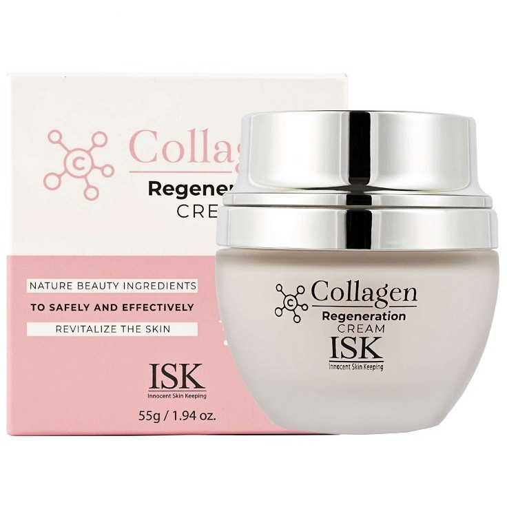 Kem Tái Tạo Da, Chống Lão Hóa Collagen BEAUSKIN ISK REGENERATION CREAM Hàn quốc 55 ml/ Hộp