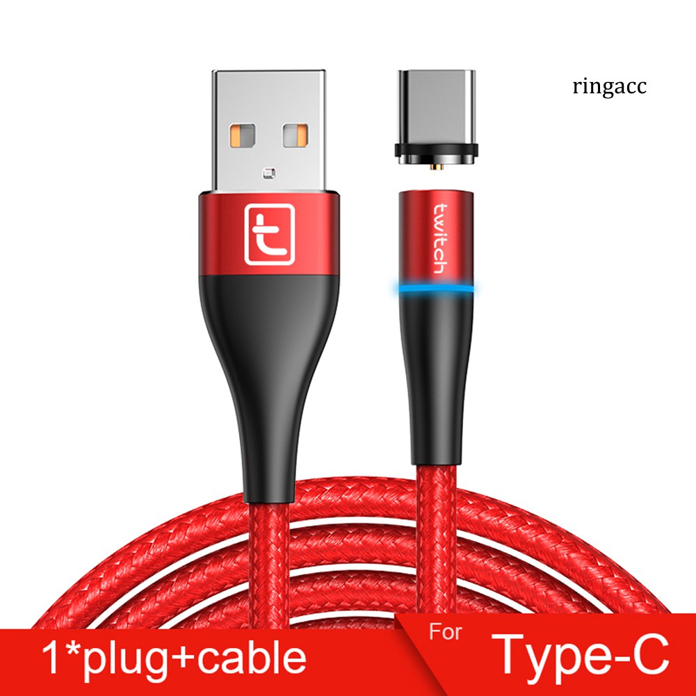 【RAC】Magnetic Micro USB Type C Quick Fast Charging Cable for iPhone Android Phone