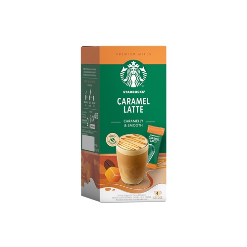 CÀ PHÊ HÒA TAN CAO CẤP HƯƠNG CARAMEL STARBUCKS 4X23G