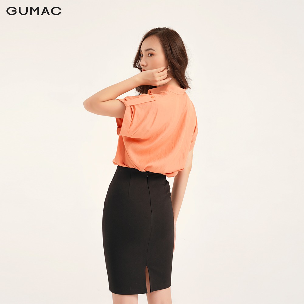Chân váy nữ dáng bút chì GUMAC màu đen đủ size, thiết kế basic thanh lịch VB127 | BigBuy360 - bigbuy360.vn
