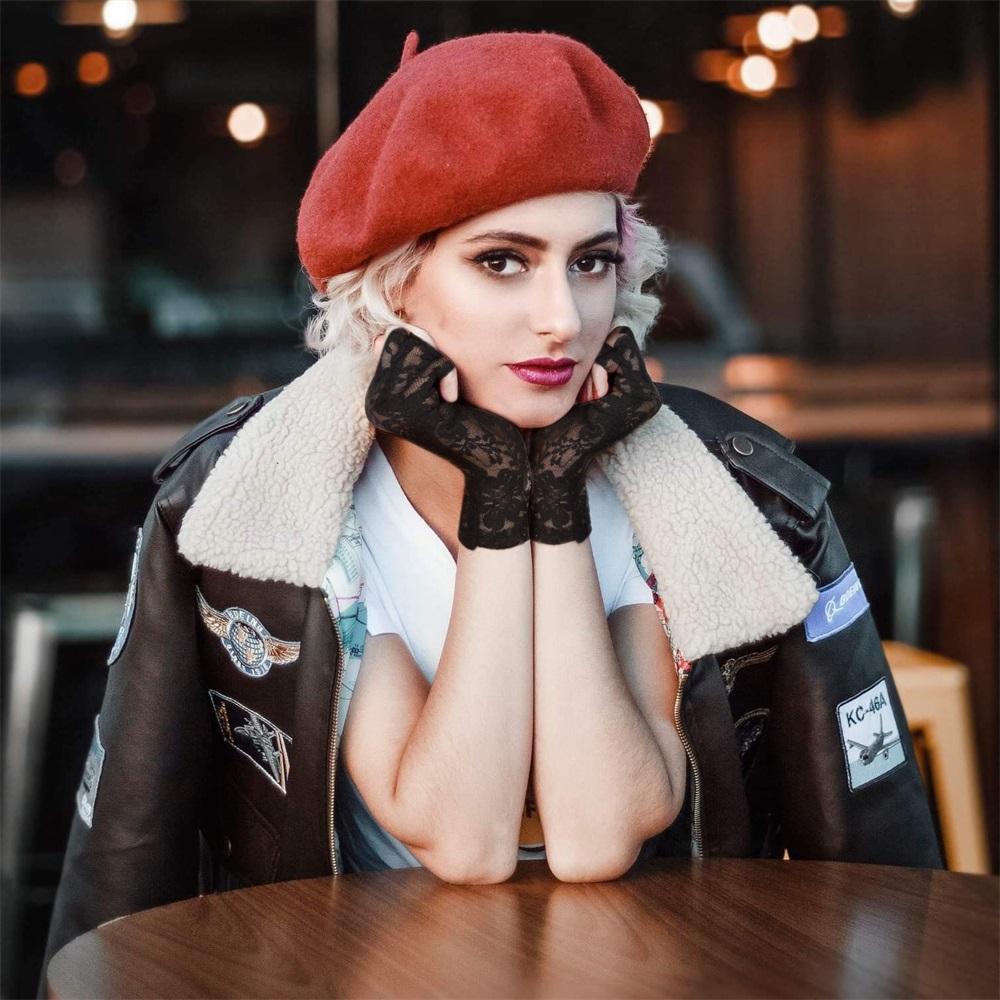 HECCEH Lace Gloves Women Wedding Sun Protection Fingerless