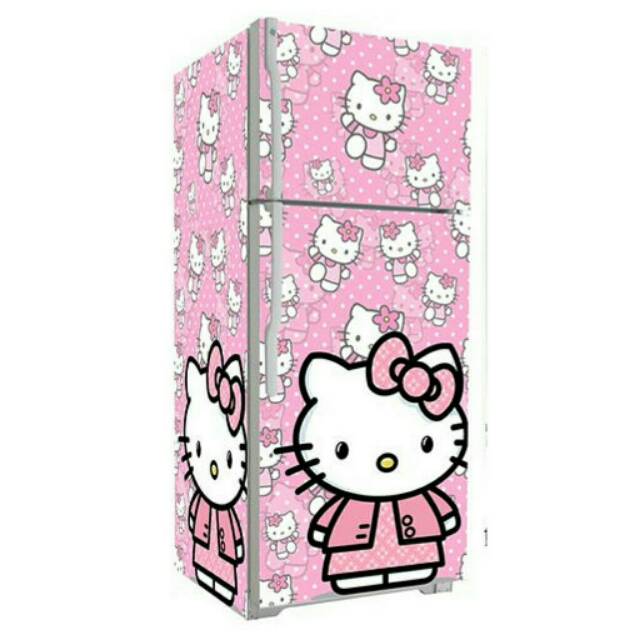 Sticker Dán Tủ Lạnh Hình Hello Kitty Xinh Xắn