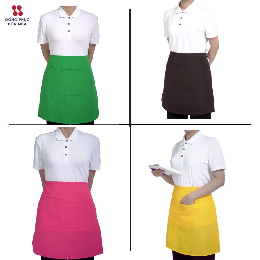 Tạp dề ngắn Tạp dề pha chế Tạp dề nam Tạp dề đồng phục Tạp dề cao cấp TD-Nửa-M