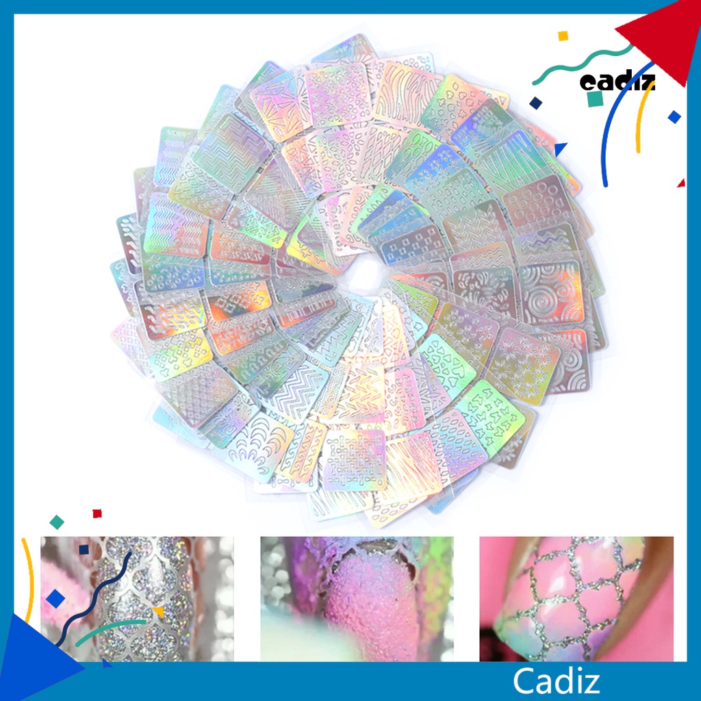 1 Set Nhãn Dán Móng Tay Chuyển Đổi Hình Bông Hoa Phong Cách Thời Trang Dành Cho Nữ