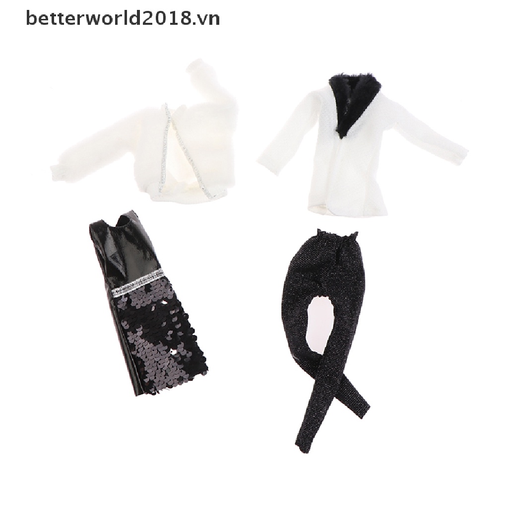 Set 5 Món Đồ Chơi Búp Bê Mặc Quần Áo 30Cm