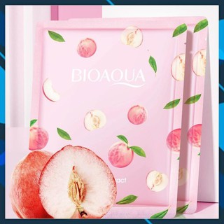 Mặt nạ giấy Bioaqua Trái Đào Peach giúp dưỡng ẩm, làm trắng, chăm sóc chuyên sâu 25ml