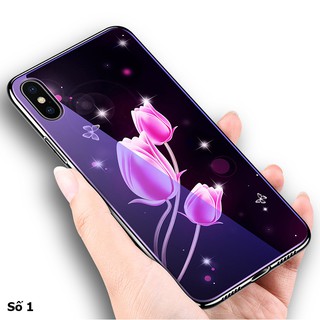 Ốp lưng iphone kính hoa cực đẹp