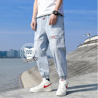 Quần Jogger jean nam nữ ống chun COURSEMYS hot trend 2020
