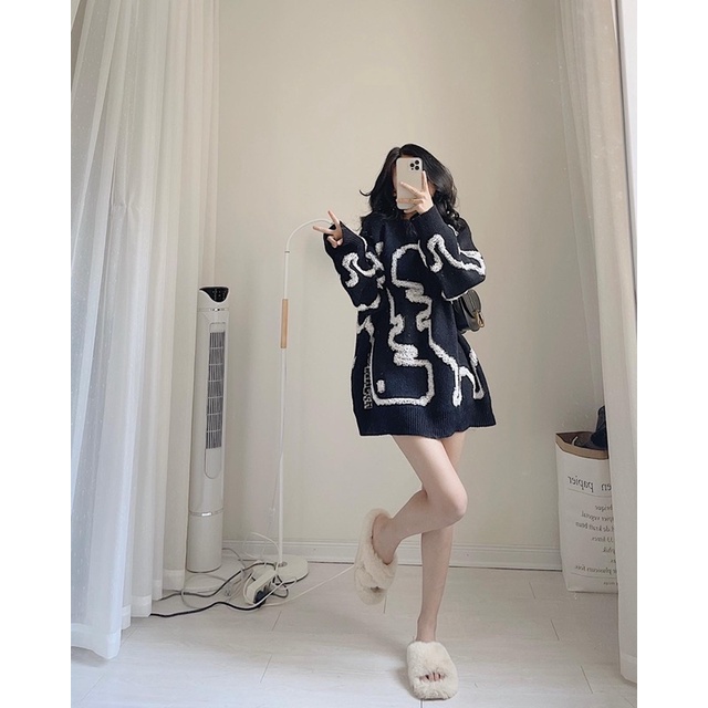 Áo len khủng long dấu quần chất dày dặn | BigBuy360 - bigbuy360.vn