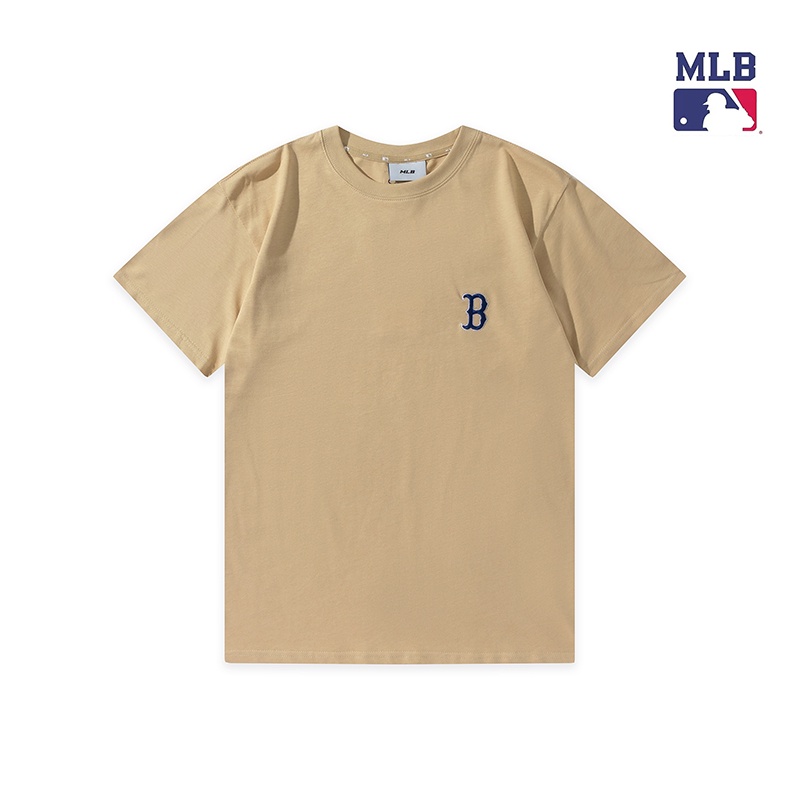 Mlb Áo Thun cotton Ngắn Tay In Họa Tiết Thời Trang Cho Nam Và Nữ