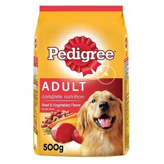 [GIẢM GIÁ] Thức ăn cho chó lớn Pedigree vị Thịt bò và các loại rau củ 500g