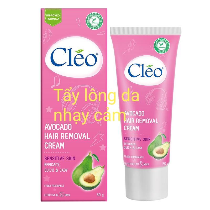 Kem tẩy lông Cleo &amp; Gel chậm mọc lông ,làm dịu da sau tẩy lông