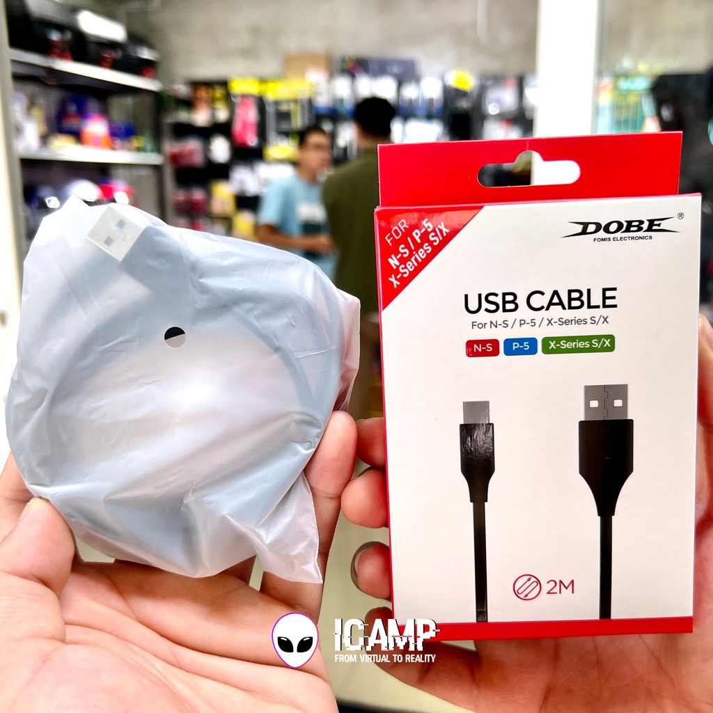 Cáp Sạc USB-C DOBE TNS-868 Cho PS5, Xbox Series X/S, Nintendo Switch - Bảo Hành 1 Tháng