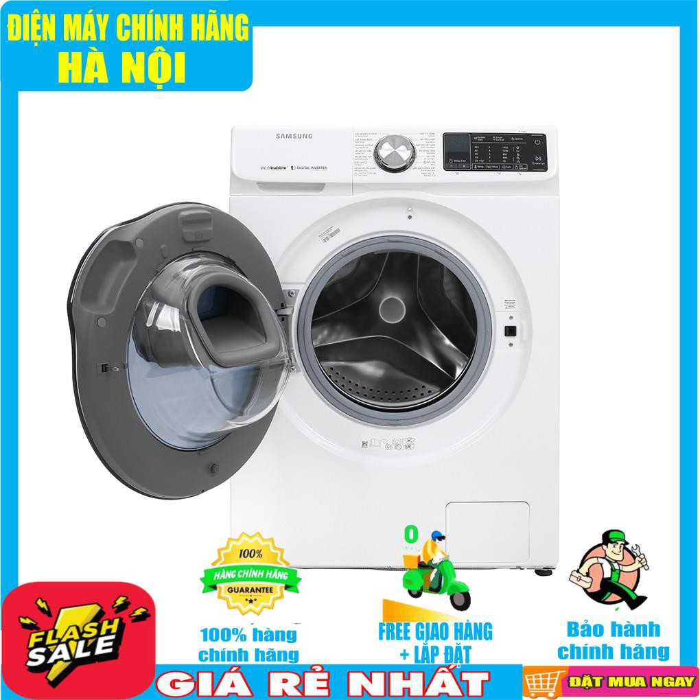 Máy giặt Samsung cửa ngang 10,5 kg giặt , 7 kg sấy ( trắng ) WD10N64FR2W/SV