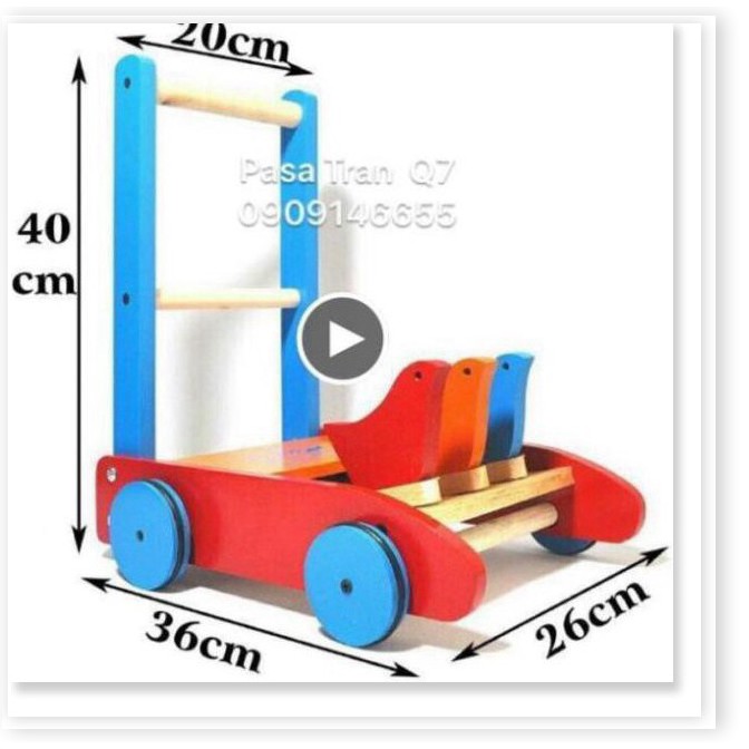 Xe tập đi 3 con gà HCM