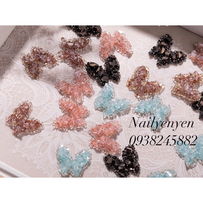 Charm đá trang trí móng bán theo cặp 2 cái