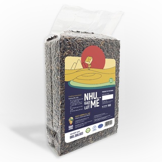 Gạo lứt đen hữu cơ Nhu Mễ 1kg, gạo lứt cao cấp, hỗ trợ giảm cân thumbnail