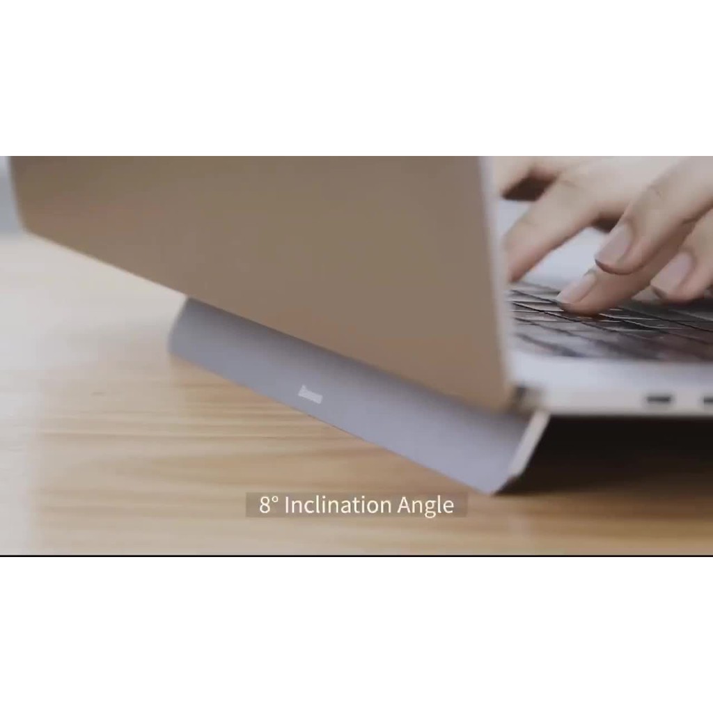 Đế Nâng Tản Nhiệt Dạng Xếp, Siêu Mỏng Baseus Papery Notebook Holder Dùng cho cho Macbook/ Laptop