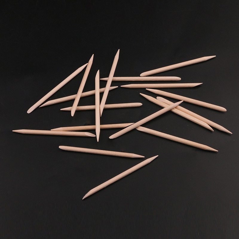 Set 50 / 100 que gỗ ROU BAO hỗ trợ làm móng chuyên dụng