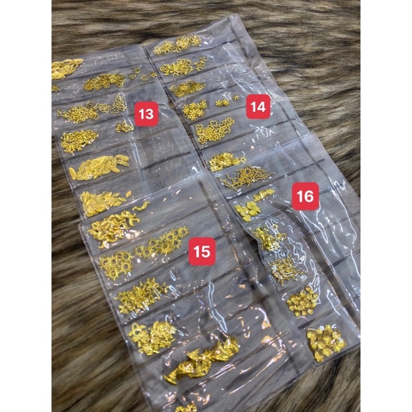 Gói trang trí charm kim loại mix mẫu