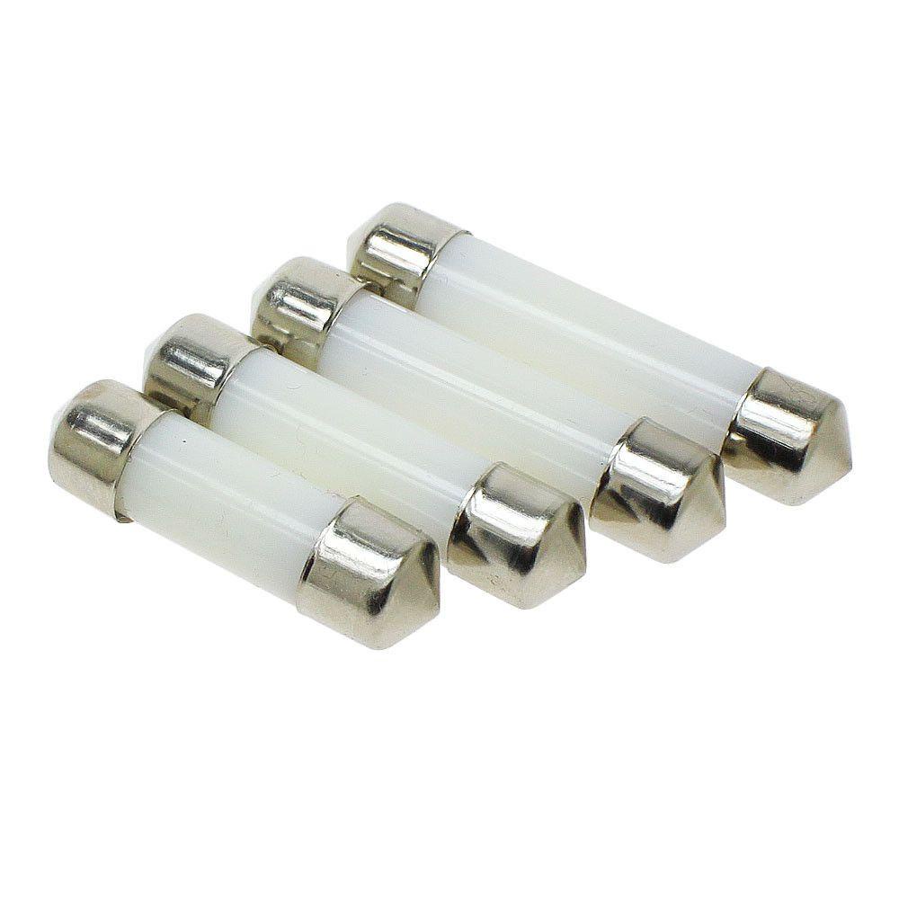 MYRONGVN Bộ 2 ĐèN LED ChiếU SáNg TrắNg 12V C5W Cho Xe Hơi