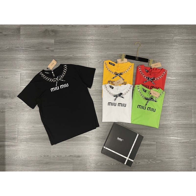 ÁO PHÔNG VIỀN CỔ CƯỜM KHÂU TAY KÈM NƠ VẢI XINH XẮN