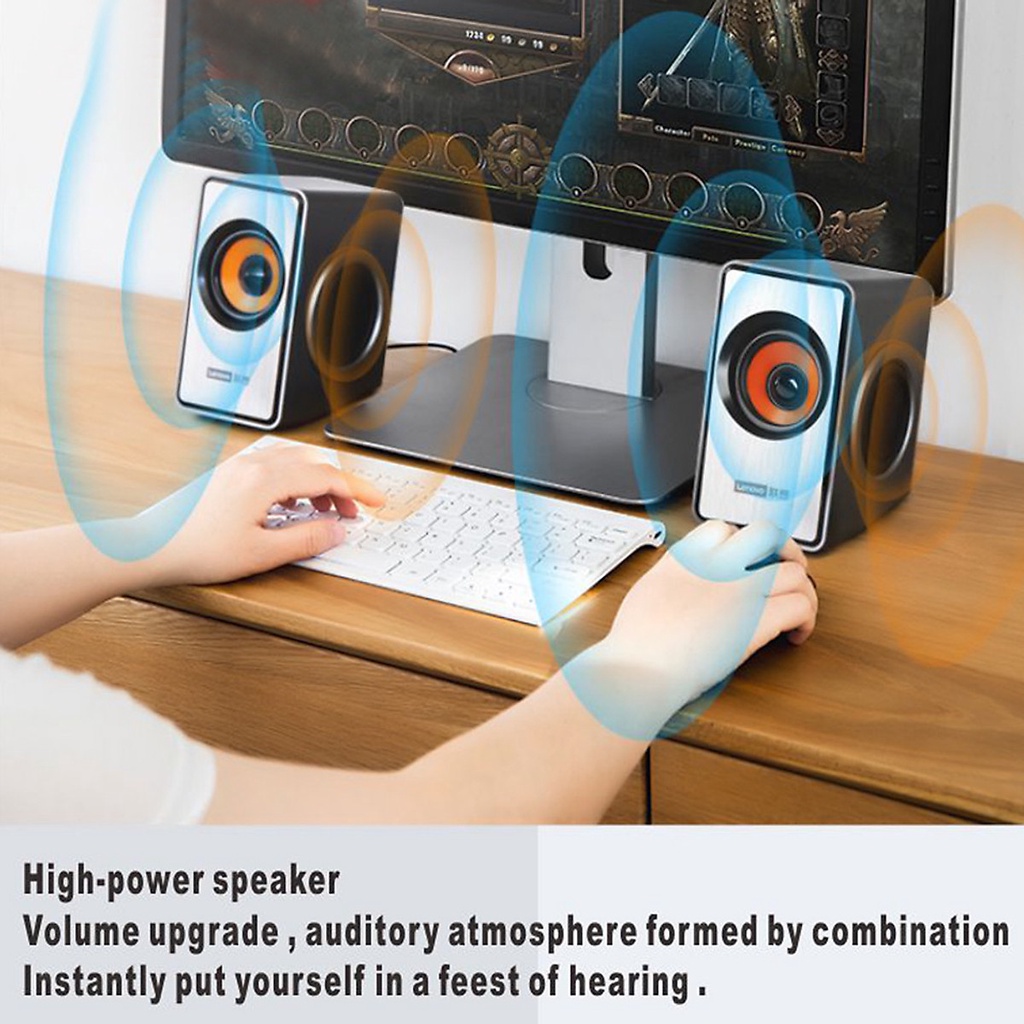 Loa Máy Tính Lenovo M550 USB Media Speaker - Hàng Chính Hãng