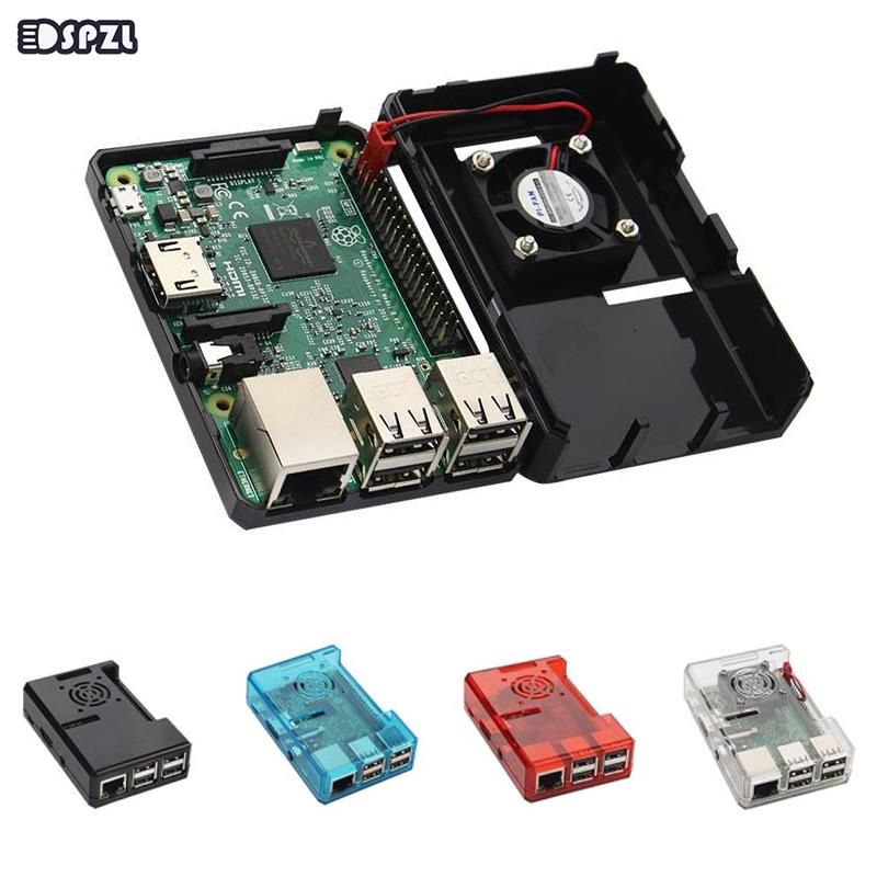 ABS Protective Shell Case Protection For Raspberry Pi 3 Module B With Fan Hole