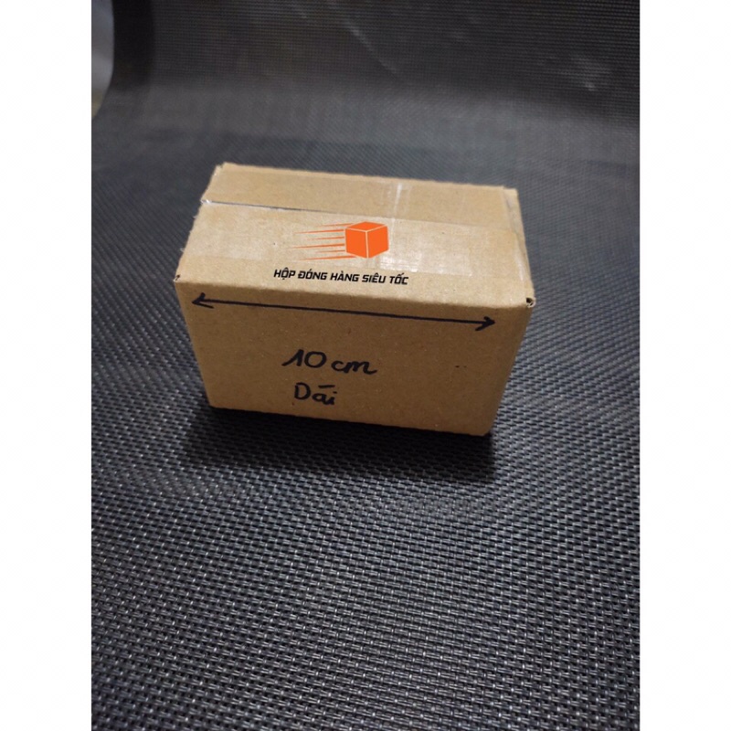 Hộp carton 10x6x6 (10 hộp) chạy sóng 3 lớp giấy tốt cứng cáp giá rẻ