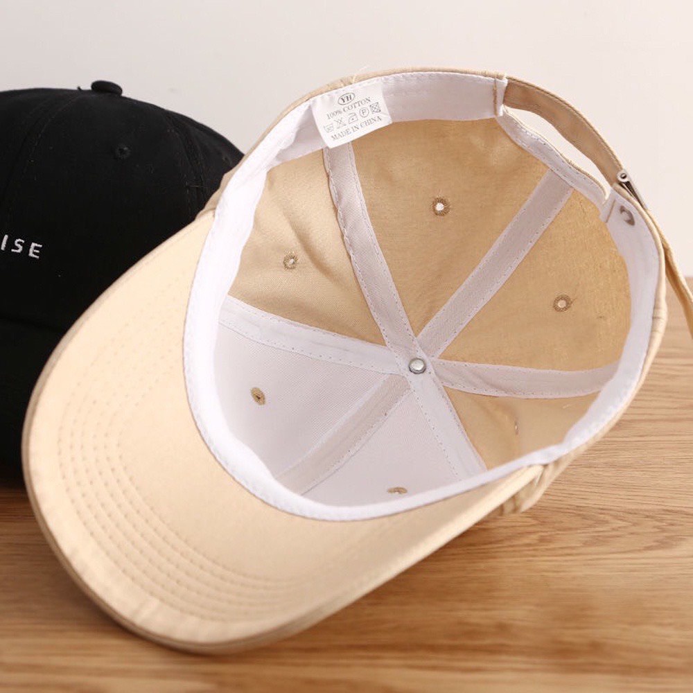 Mũ lưỡi trai nam nữ unisex trơn màu, phong cách trẻ trung thường ngày, chất liệu thoáng mát, chống nắng hiệu quả