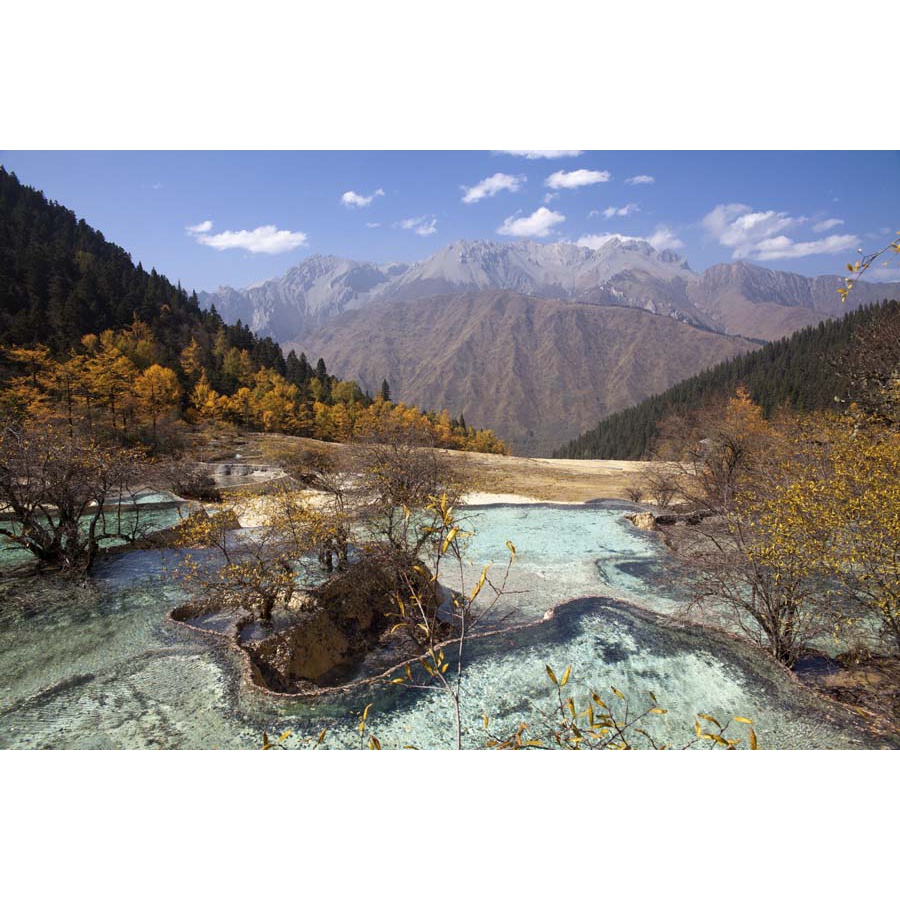 Tranh phong cảnh thác nước thiên nhiên tươi đẹp 3D