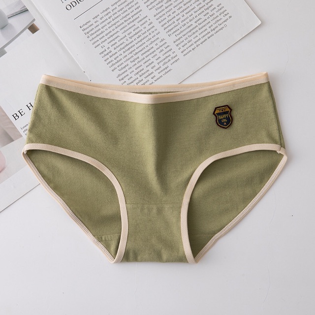 Quần Lót Nữ Cotton Happy Girl Mịn Chất Lượng Cao Cấp