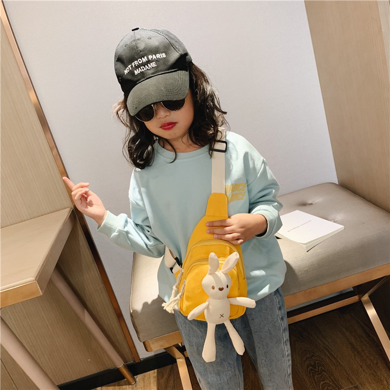 Túi Đeo Chéo Hình Thỏ Dễ Thương Cho Bé Gái