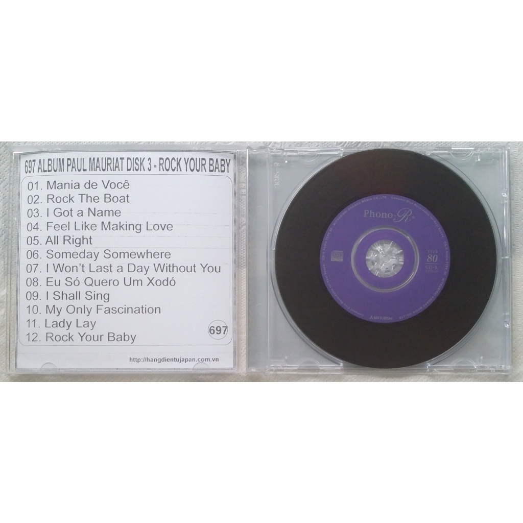 Bộ 4 CD Paul Mauriat ( 182 - 698 )