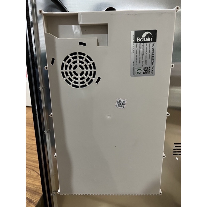 BẾP TỪ BAUER BE 668GTA,nẹp nhôm 360, Booster siêu nhanh, Chức năng giữ ấm Warming, chiên xào 3 mức