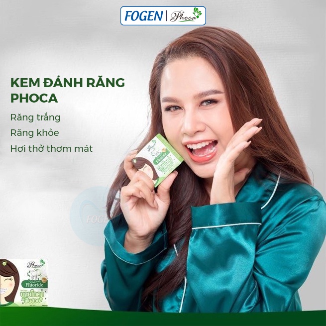 Kem Đánh Răng PHOCA Nhập Khẩu Chính Hãng, Thảo Dược Tự Nhiên 25g