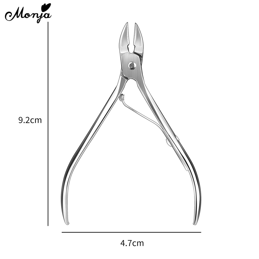 MONJA Kéo Cắt Tỉa Lông Mày / Da Chết Bằng Thép Không Gỉ DIY Màu Đen / Bạc Dành Cho Salon / Nhà Cửa