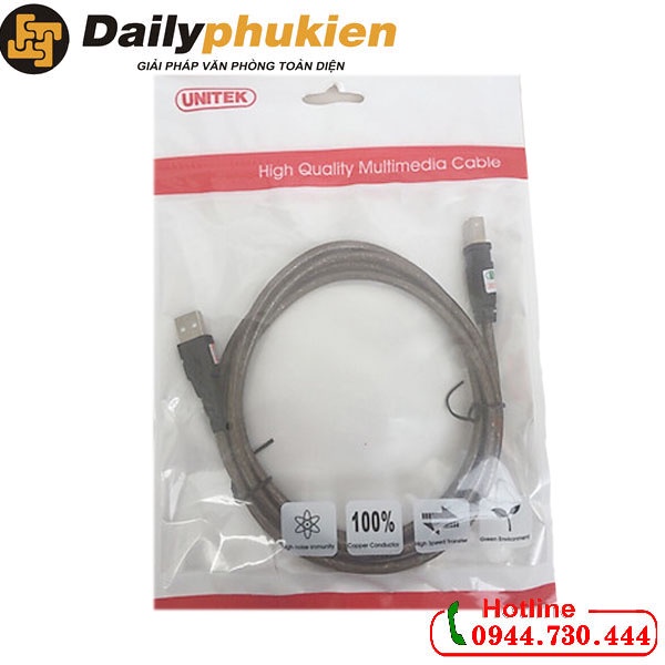 Cáp USB máy in 1.8m Unitek Y-C419 dailyphukien