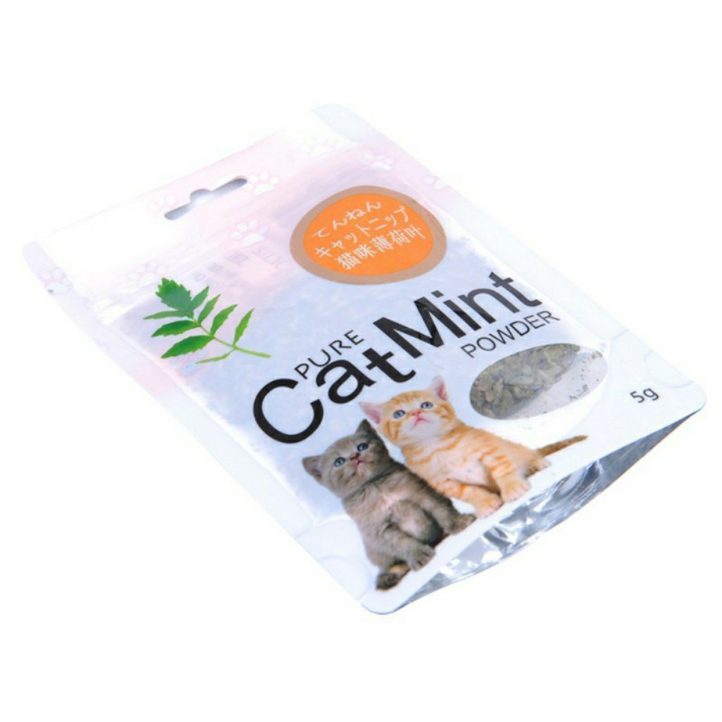 Cỏ Bạc Hà Cho Mèo - CATNIP - Gói 5g - Giúp mèo thư giãn, tiêu hóa tốt