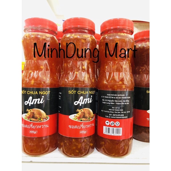 Xốt chua Ngọt Ami chai 400g