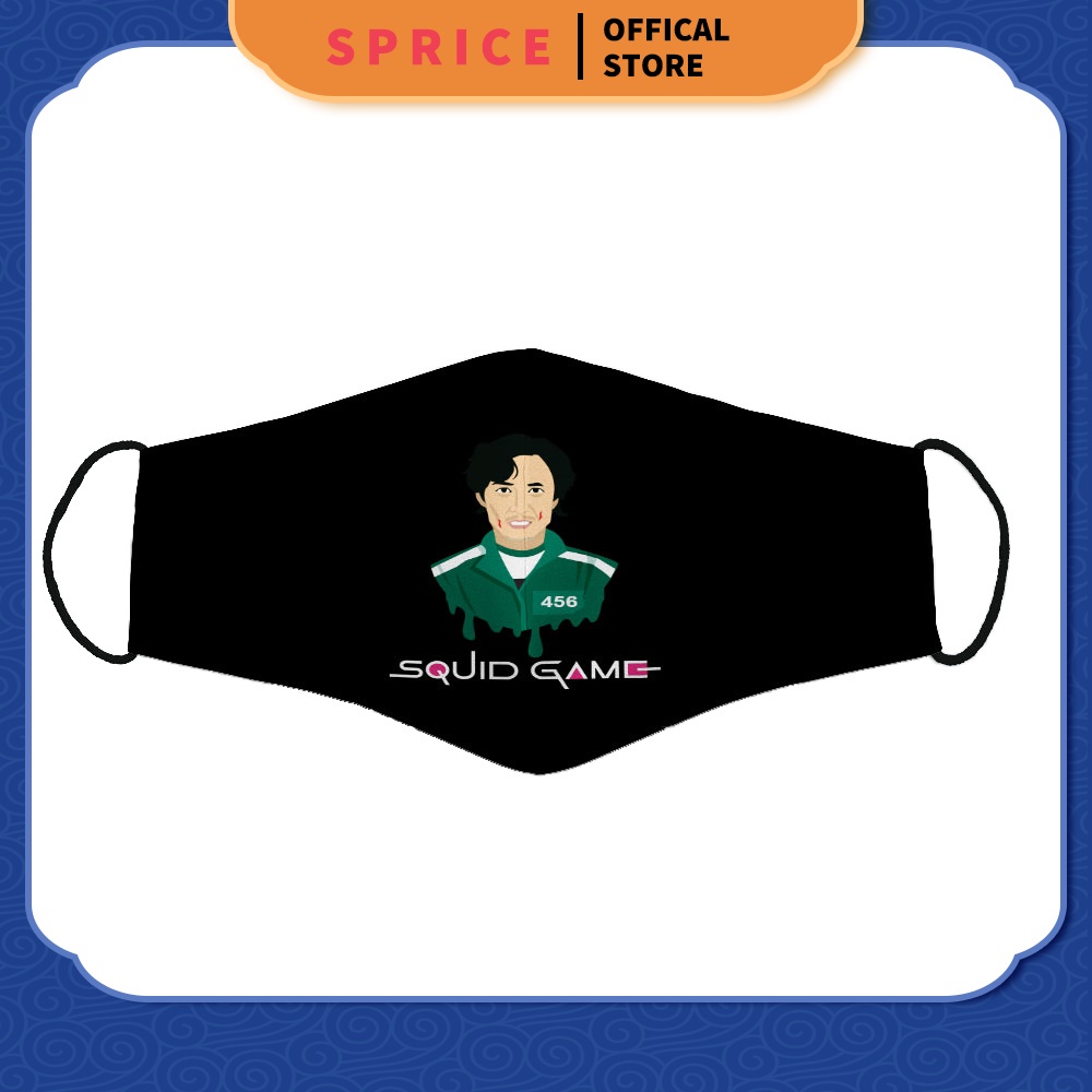 Khẩu Trang Vải Y Tế In Hình Squid game 63 SPRICE Dây Đeo Mềm Chuyên Dụng, Đeo Thoải Mái, Không Đau Tai, Dễ Thở, Thoáng K