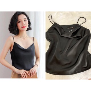 Áo Hai Dây Lụa Cổ Đổ (dưới 52kg)