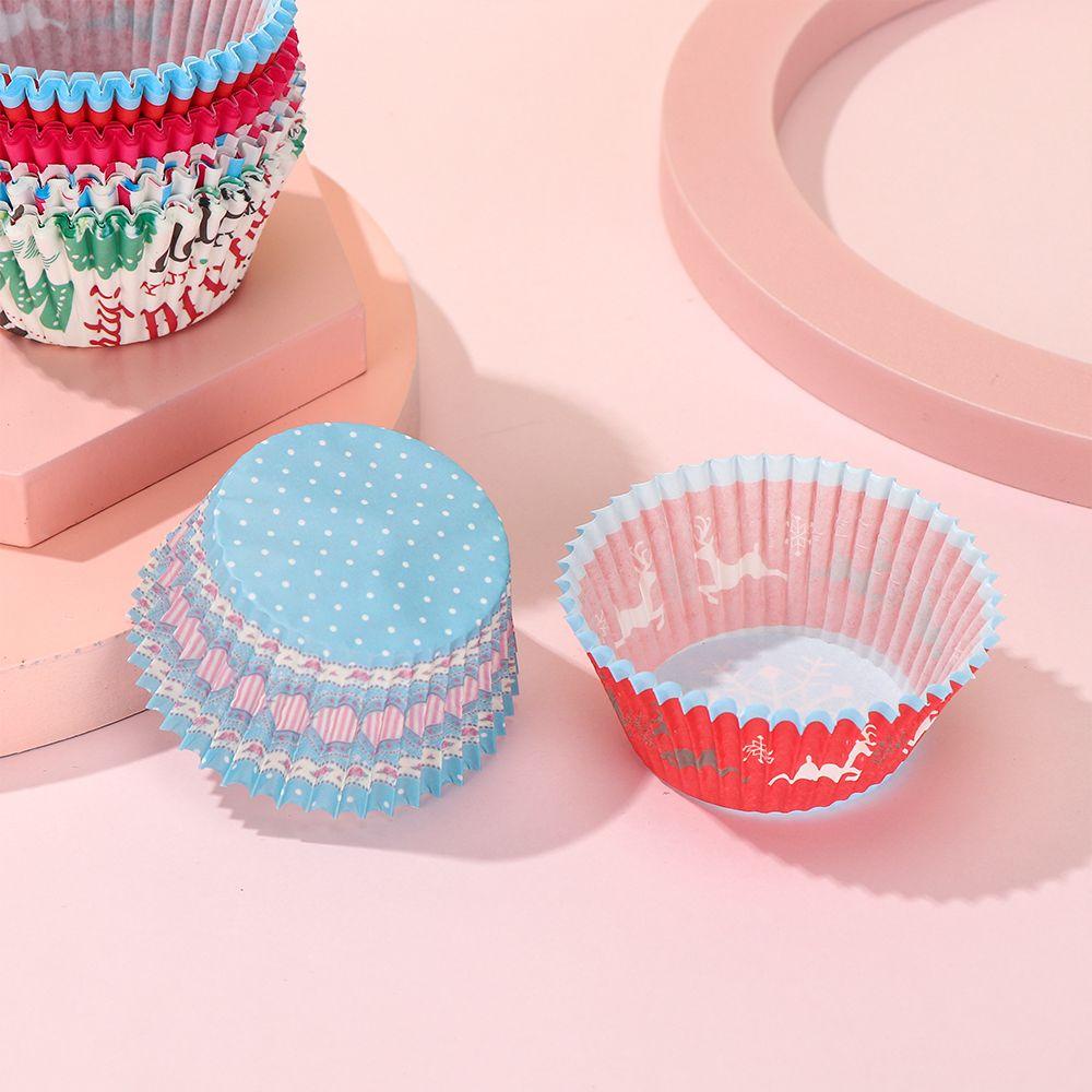 100 Giấy Gói Bánh Muffin Tiện Dụng Cho Nhà Bếp Ốp