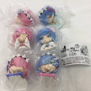Mini figure Re: Zero - Ram và Rem - Hàng chính hãng