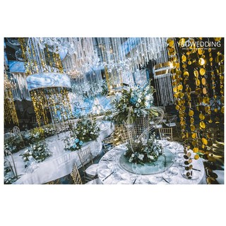 Túi dây sequin trang trí sinh nhật, đám cưới phụ kiện thả trần