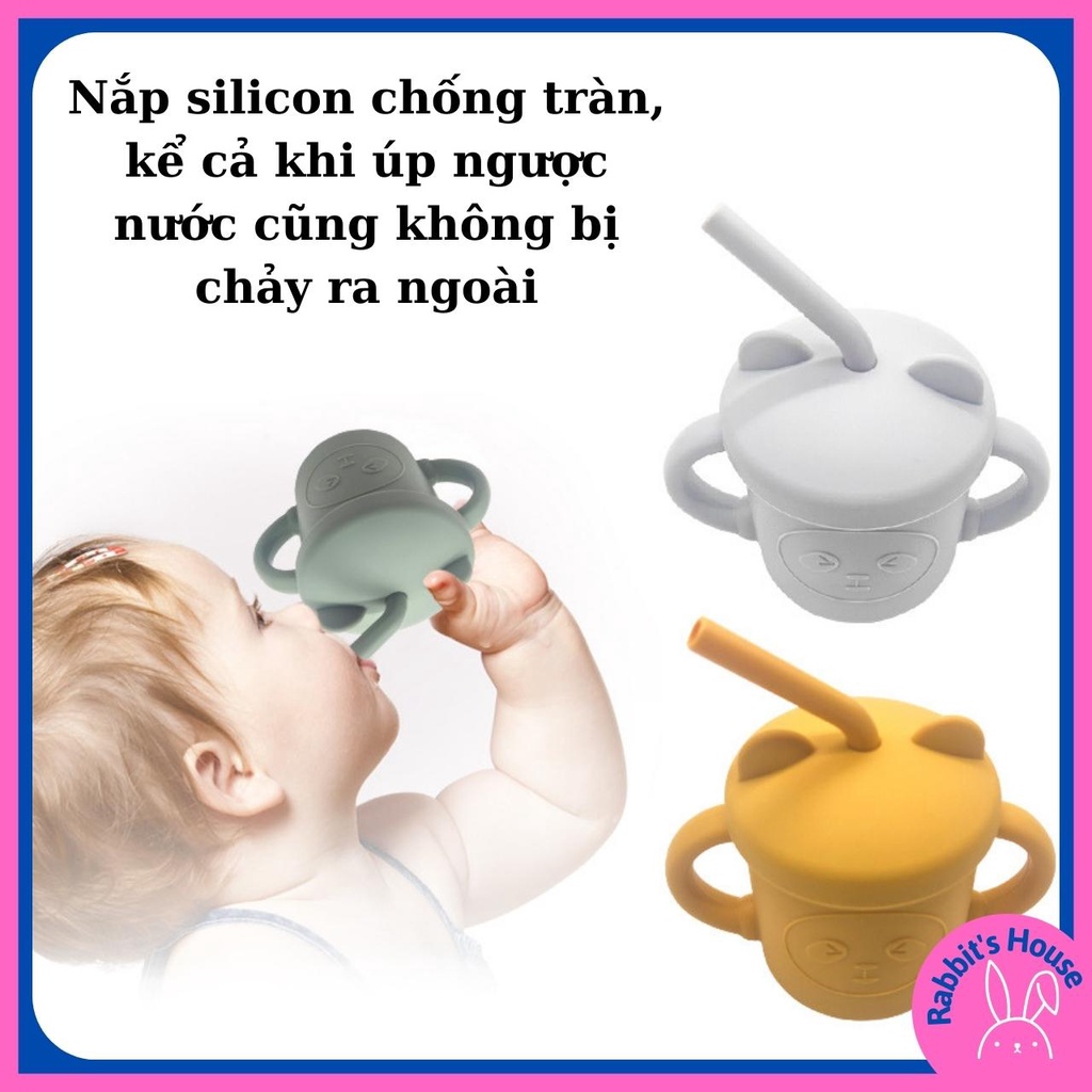 Cốc tập hút silicon cho bé