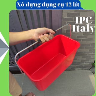 Xô đựng dụng cụ lau kính hoặc dụng cụ lau sàn có chia vạch nước 12 lít