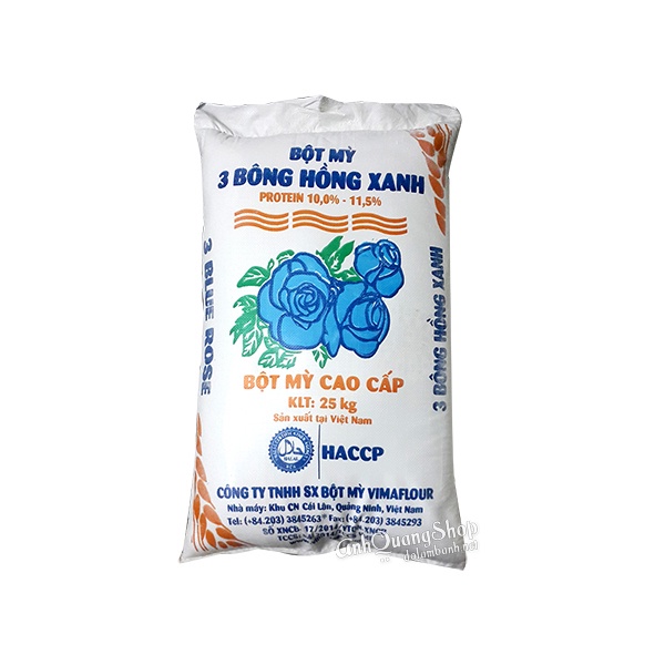 Bột mì hiệu 3 Bông Hồng Xanh 1kg